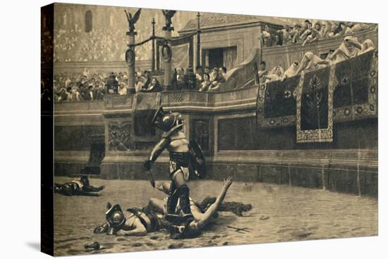 'Roma - Colosseum - Thumbs down in a gladiatorial fight', 1910-Unknown-Stretched Canvas