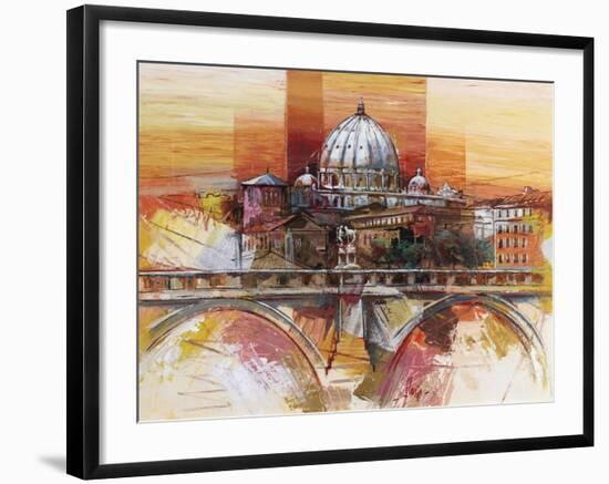 Roma eterna-Luigi Florio-Framed Art Print
