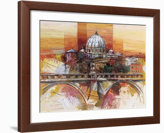 Roma eterna-Luigi Florio-Framed Art Print