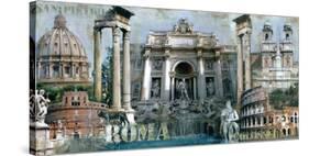 Roma I-John Clarke-Stretched Canvas