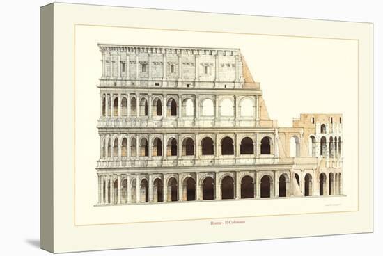 Roma, Il Colosseo-Libero Patrignani-Stretched Canvas
