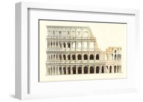 Roma, Il Colosseo-Libero Patrignani-Framed Art Print