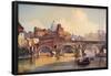 Roma - Vintage Style Italian Poster-null-Framed Poster