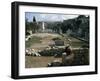 Roman Agora and the Tower of the Winds also Called Horologion in the Background-null-Framed Giclee Print