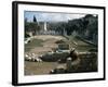 Roman Agora and the Tower of the Winds also Called Horologion in the Background-null-Framed Giclee Print