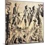 Roman Altar Depicting Myth of Origins of Rome from Excavations of Ostia, Lazio Region, Italy-null-Mounted Giclee Print