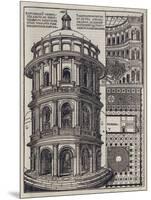 Roman Amphi-Theatre from 'De Architectura'. Reprinted and Translated by Como-null-Mounted Giclee Print