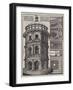 Roman Amphi-Theatre from 'De Architectura'. Reprinted and Translated by Como-null-Framed Giclee Print