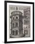 Roman Amphi-Theatre from 'De Architectura'. Reprinted and Translated by Como-null-Framed Giclee Print