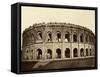 Roman Amphitheater at Nimes-Chris Hellier-Framed Stretched Canvas