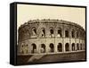 Roman Amphitheater at Nimes-Chris Hellier-Framed Stretched Canvas