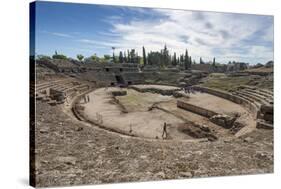 Roman Amphitheater, Merida, Badajoz, Extremadura, Spain, Europe-Michael-Stretched Canvas