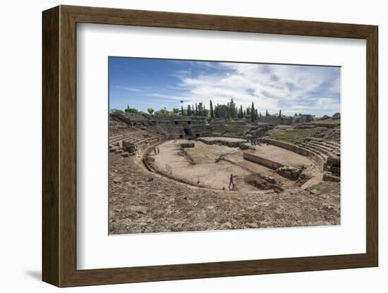 Roman Amphitheater, Merida, Badajoz, Extremadura, Spain, Europe-Michael-Framed Photographic Print