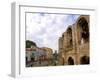 Roman Amphitheatre and Shops, Arles, Provence, France-Lisa S. Engelbrecht-Framed Premium Photographic Print