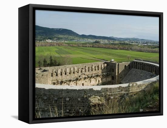 Roman Amphitheatre, Aspendos, Anatolia, Turkey, Eurasia-Ethel Davies-Framed Stretched Canvas