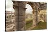 Roman Amphitheatre at Sunset, Pula, Istria, Croatia, Europe-Markus Lange-Stretched Canvas