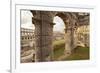 Roman Amphitheatre at Sunset, Pula, Istria, Croatia, Europe-Markus Lange-Framed Photographic Print