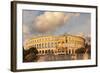 Roman Amphitheatre at Sunset, Pula, Istria, Croatia, Europe-Markus Lange-Framed Photographic Print