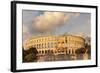 Roman Amphitheatre at Sunset, Pula, Istria, Croatia, Europe-Markus Lange-Framed Photographic Print