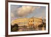 Roman Amphitheatre at Sunset, Pula, Istria, Croatia, Europe-Markus Lange-Framed Photographic Print