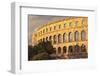 Roman Amphitheatre at Sunset, Pula, Istria, Croatia, Europe-Markus Lange-Framed Photographic Print