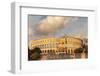 Roman Amphitheatre at Sunset, Pula, Istria, Croatia, Europe-Markus Lange-Framed Photographic Print