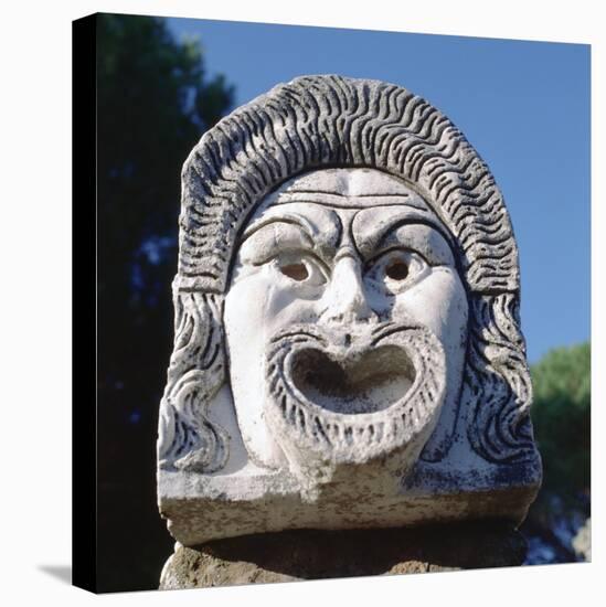 Roman Amphitheatre Carving-null-Stretched Canvas