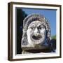 Roman Amphitheatre Carving-null-Framed Photographic Print