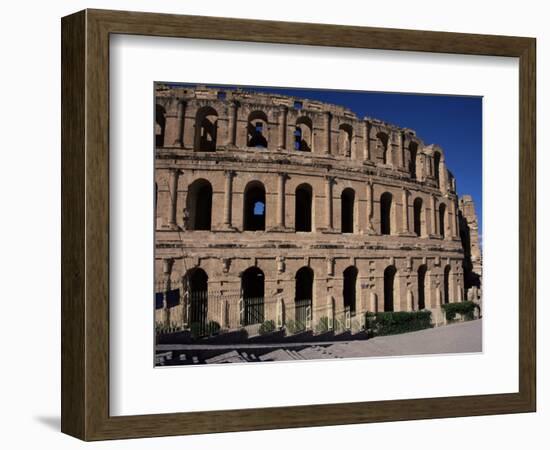 Roman Amphitheatre, El Djem, Unesco World Heritage Site, Tunisia, North Africa, Africa-David Poole-Framed Photographic Print