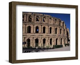 Roman Amphitheatre, El Djem, Unesco World Heritage Site, Tunisia, North Africa, Africa-David Poole-Framed Photographic Print