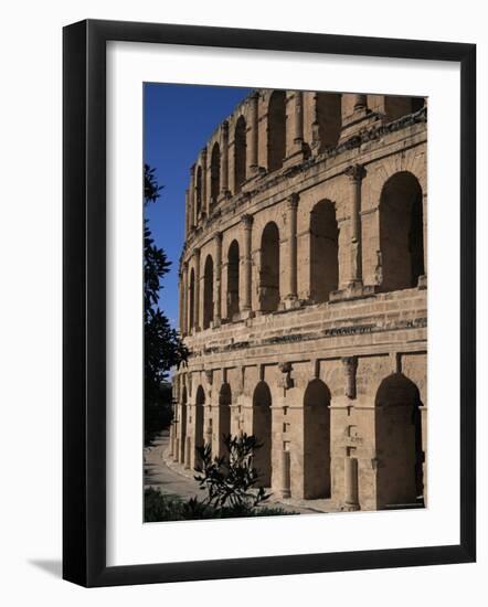 Roman Amphitheatre, El Djem, Unesco World Heritage Site, Tunisia, North Africa, Africa-David Poole-Framed Photographic Print