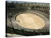 Roman Amphitheatre in Nimes in the Gard Area of Languedoc Roussillon, France, Europe-David Hughes-Stretched Canvas