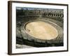 Roman Amphitheatre in Nimes in the Gard Area of Languedoc Roussillon, France, Europe-David Hughes-Framed Photographic Print