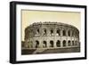 Roman Amphitheatre, Nimes, France, Late 19th or Early 20th Century-null-Framed Premium Giclee Print