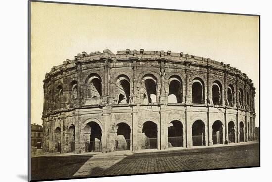 Roman Amphitheatre, Nimes, France, Late 19th or Early 20th Century-null-Mounted Premium Giclee Print