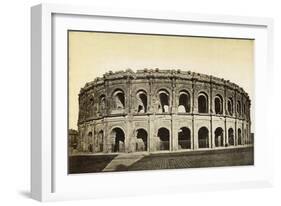 Roman Amphitheatre, Nimes, France, Late 19th or Early 20th Century-null-Framed Giclee Print