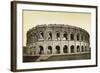 Roman Amphitheatre, Nimes, France, Late 19th or Early 20th Century-null-Framed Giclee Print