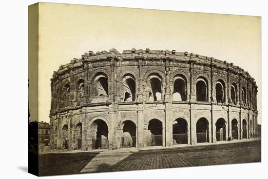 Roman Amphitheatre, Nimes, France, Late 19th or Early 20th Century-null-Stretched Canvas