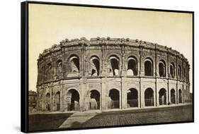 Roman Amphitheatre, Nimes, France, Late 19th or Early 20th Century-null-Framed Stretched Canvas