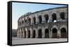 Roman Amphitheatre, Nimes, Gard, Languedoc-Roussillon, France, Europe-David Lomax-Framed Stretched Canvas