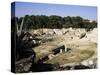 Roman Amphitheatre, Syracuse, Sicily, Italy-Michael Jenner-Stretched Canvas