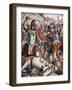 Roman Antiquite: Roman General Lucullus (115-67 Bc) Conquered Tigrane II and the Pontic and Armenia-Tancredi Scarpelli-Framed Giclee Print