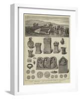 Roman Antiquities Discovered at the Site of Procolitia, on the Wall of Hadrian and Severus-null-Framed Giclee Print