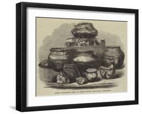 Roman Antiquities Found at King's Newton, Melbourne, Derbyshire-null-Framed Giclee Print