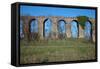 Roman Aqueduct, 4th Century Bc-CM Dixon-Framed Stretched Canvas