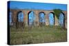 Roman Aqueduct, 4th Century Bc-CM Dixon-Stretched Canvas