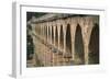 Roman Aqueduct at Tarragona, Roman Tarraco-null-Framed Giclee Print