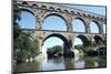 Roman aqueduct in Pont du Gard, France, 1st century-CM Dixon-Mounted Photographic Print