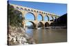 Roman Aqueduct of Pont Du Gard-David Lomax-Stretched Canvas