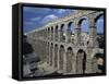 Roman Aqueduct of Segovia (Unesco World Heritage List-null-Framed Stretched Canvas
